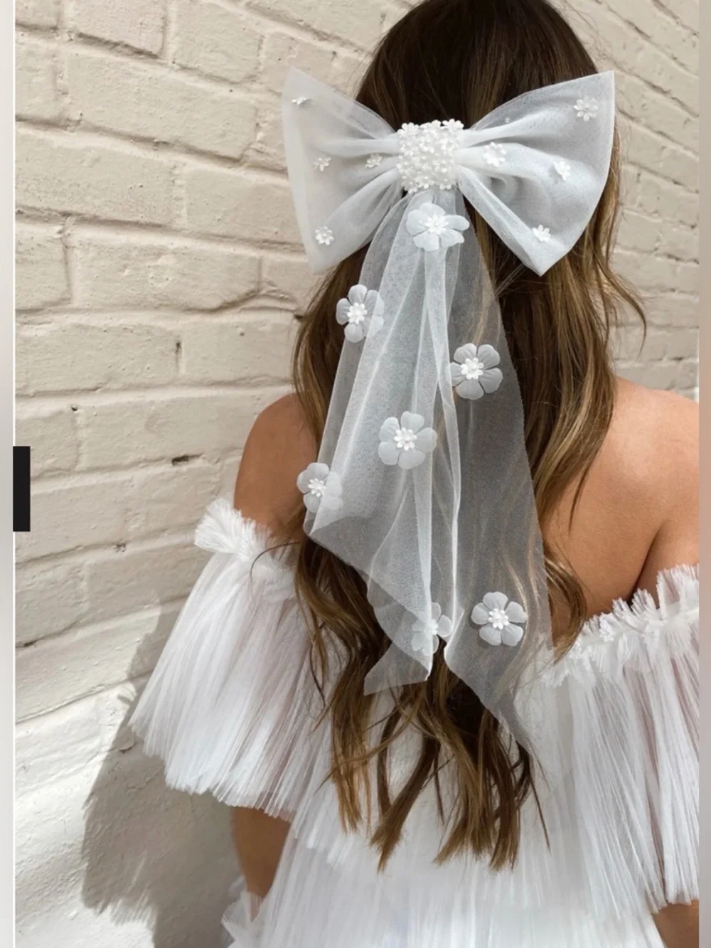 NEW Untamed Petals Floral Bow Hair Barrette